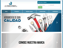 Tablet Screenshot of importadoralitanica.com